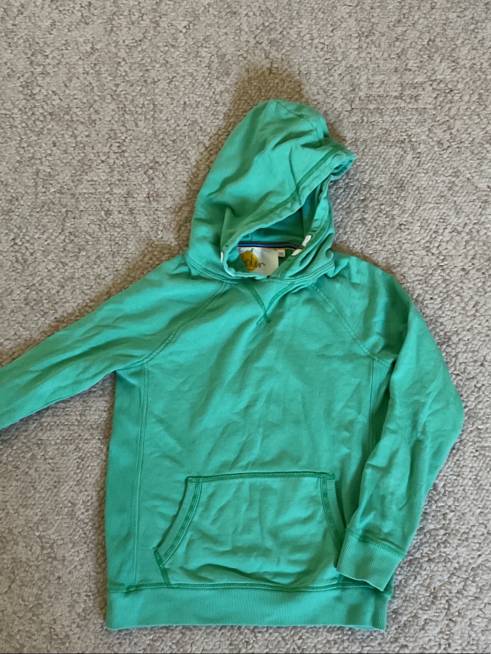 Mini Boden Green Hoodie
